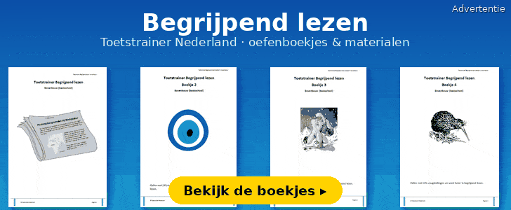Begrijpend lezen – oefenboekjes van Toetstrainer Nederland